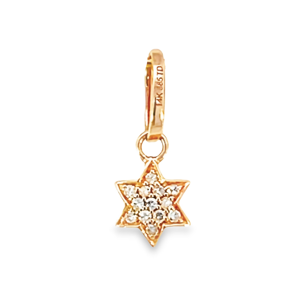 14K Rose-Gold Mini Magen David