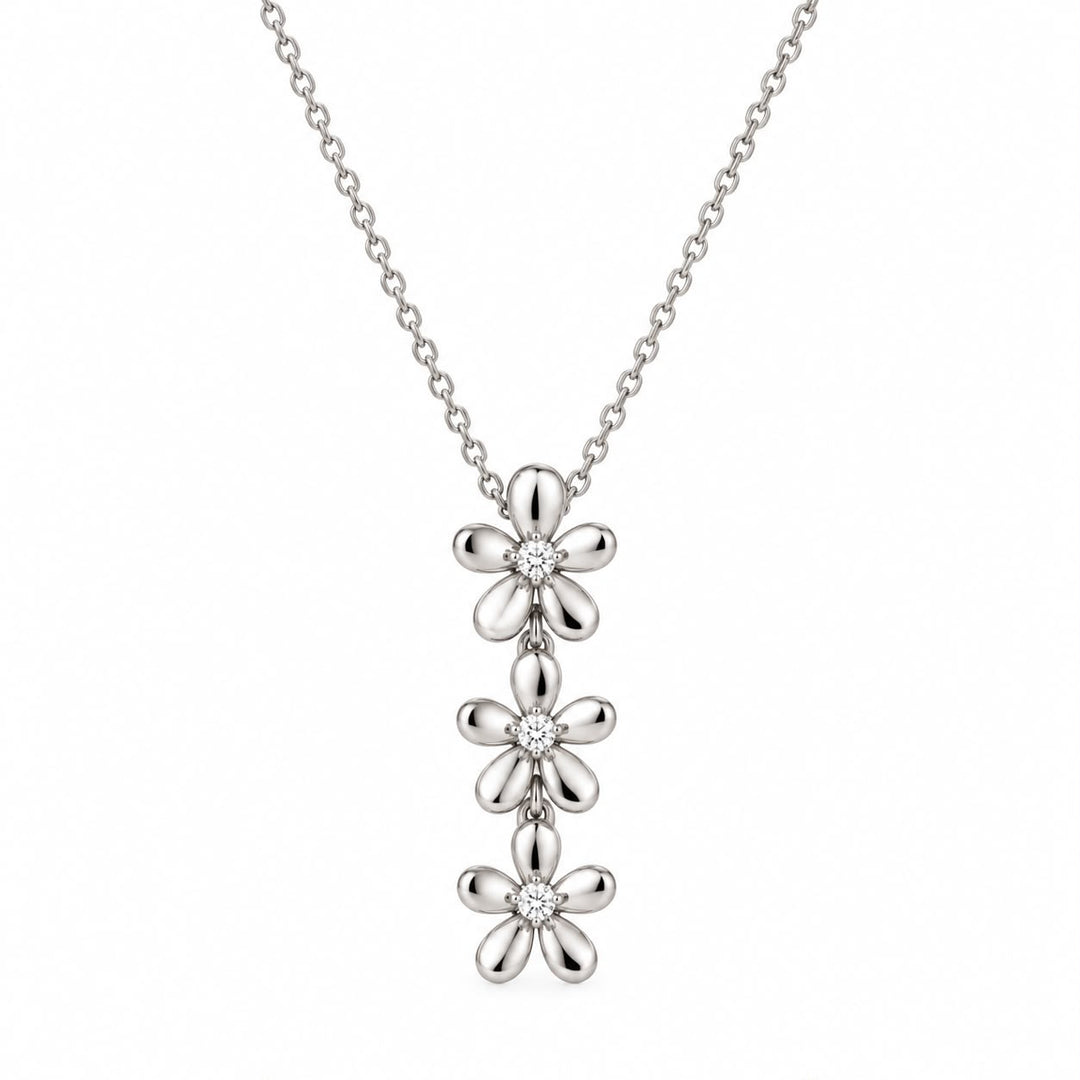 14k Floral Necklace