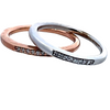 White Gold & Rose Gold Diamond Ring Set