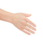 Mini Pav Disc Bracelet