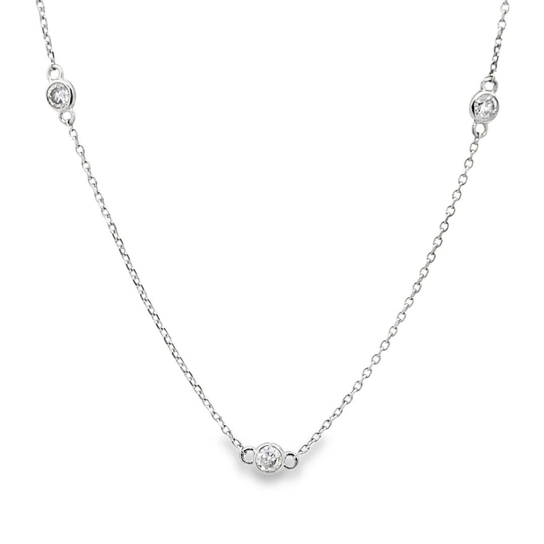 Diamond by the Yard Station Necklace