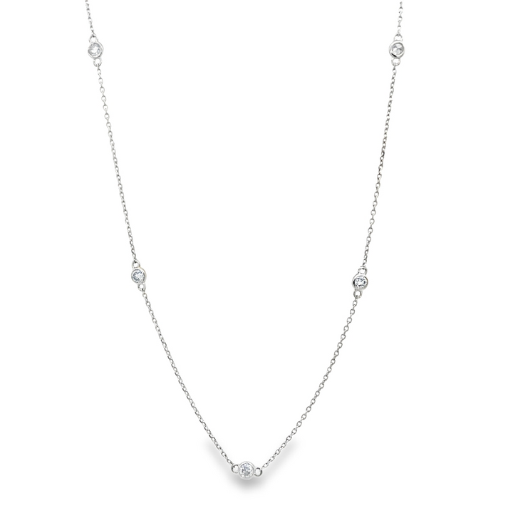 Diamond by the Yard Station Necklace