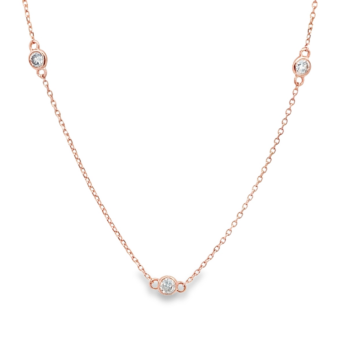 Diamond by the Yard Station Necklace