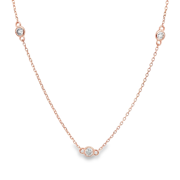 Diamond by the Yard Station Necklace