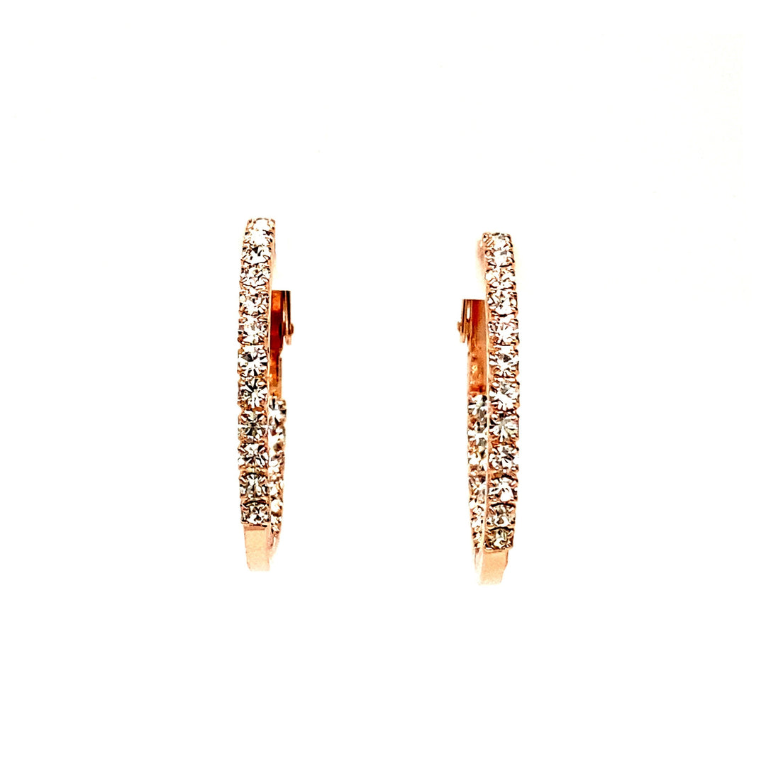 Round Crystal Hoops Collection