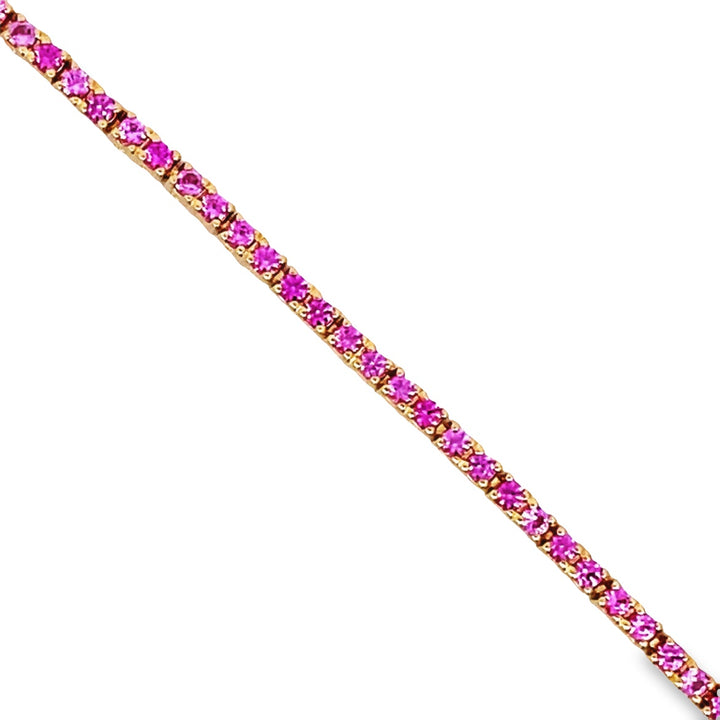 Pink Tennis Bracelet (2mm)