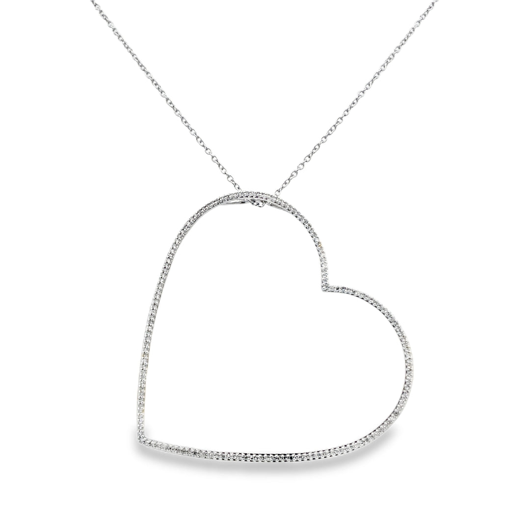 Diamond Heart Pendant (Large)