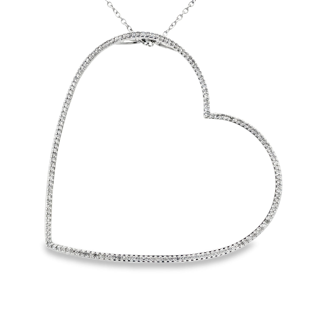 Diamond Heart Pendant (Large)