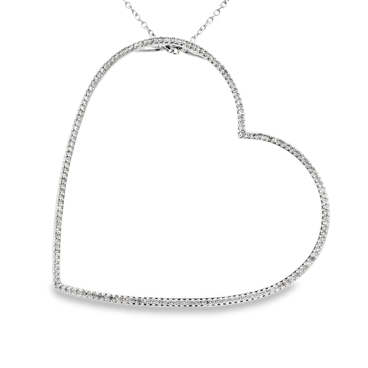 Diamond Heart Pendant (Large)