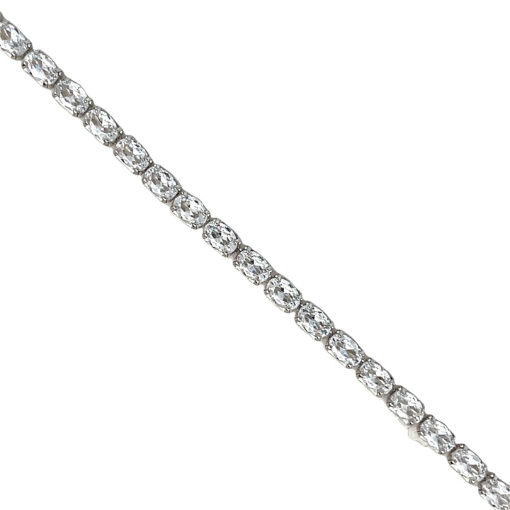 Dainty tennis bracelet