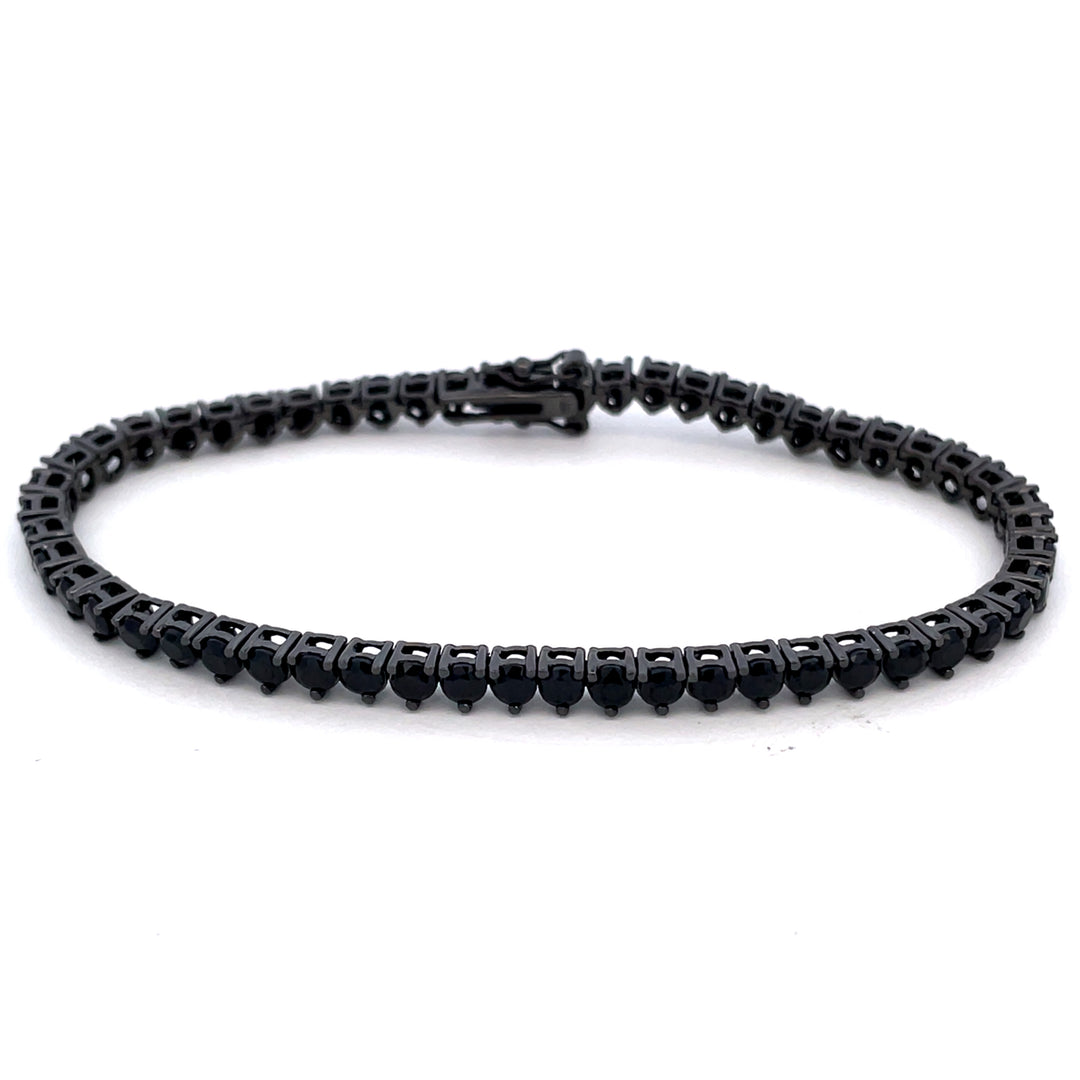 Black Tennis Bracelet (3mm)