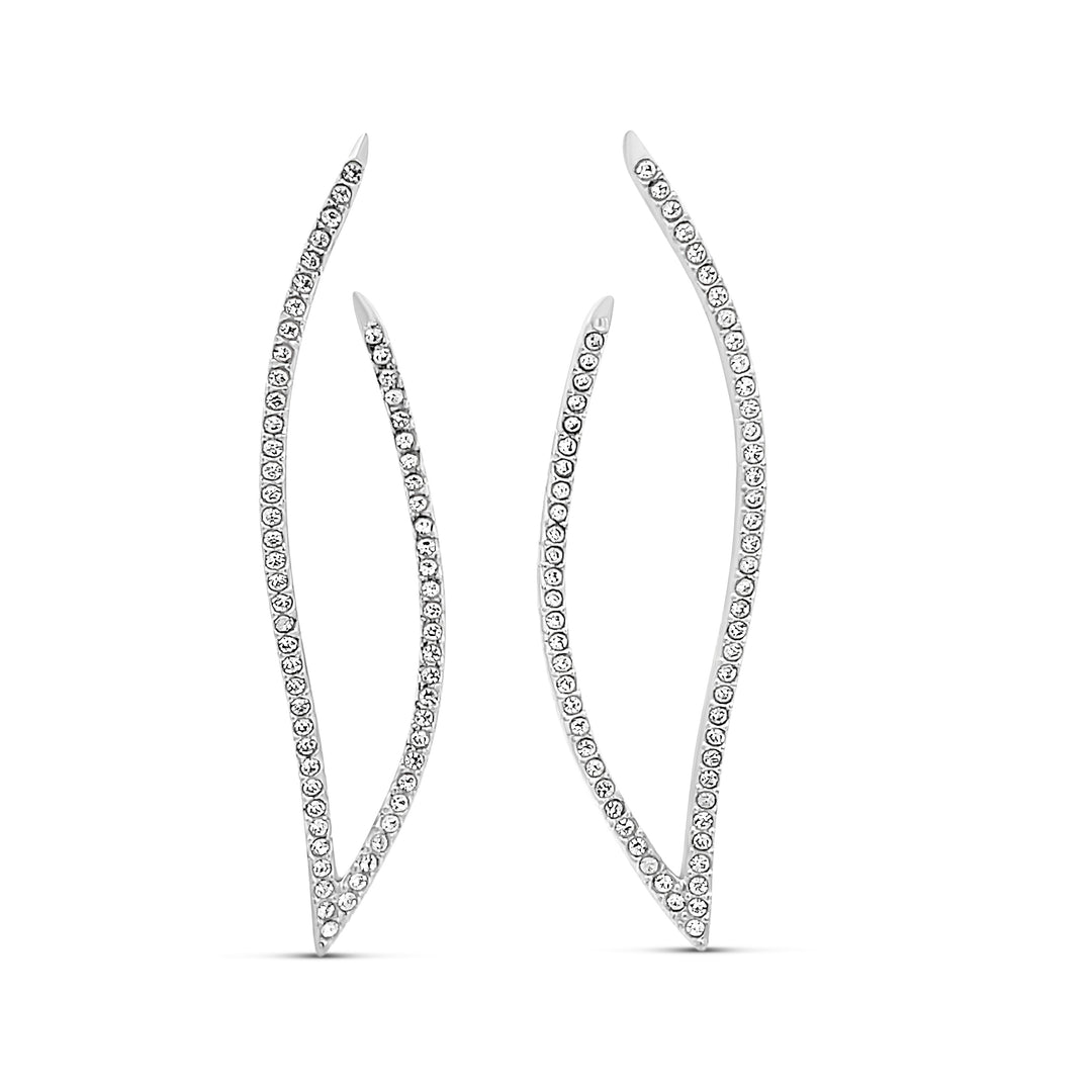 Inverted Open Curved Earrings