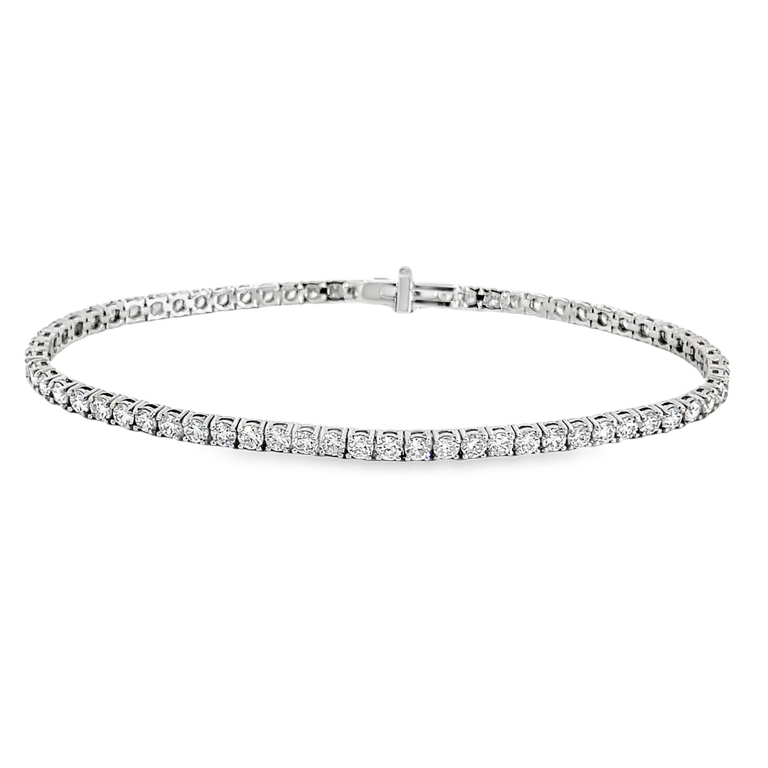 14K LAB Grown Tennis Bracelet