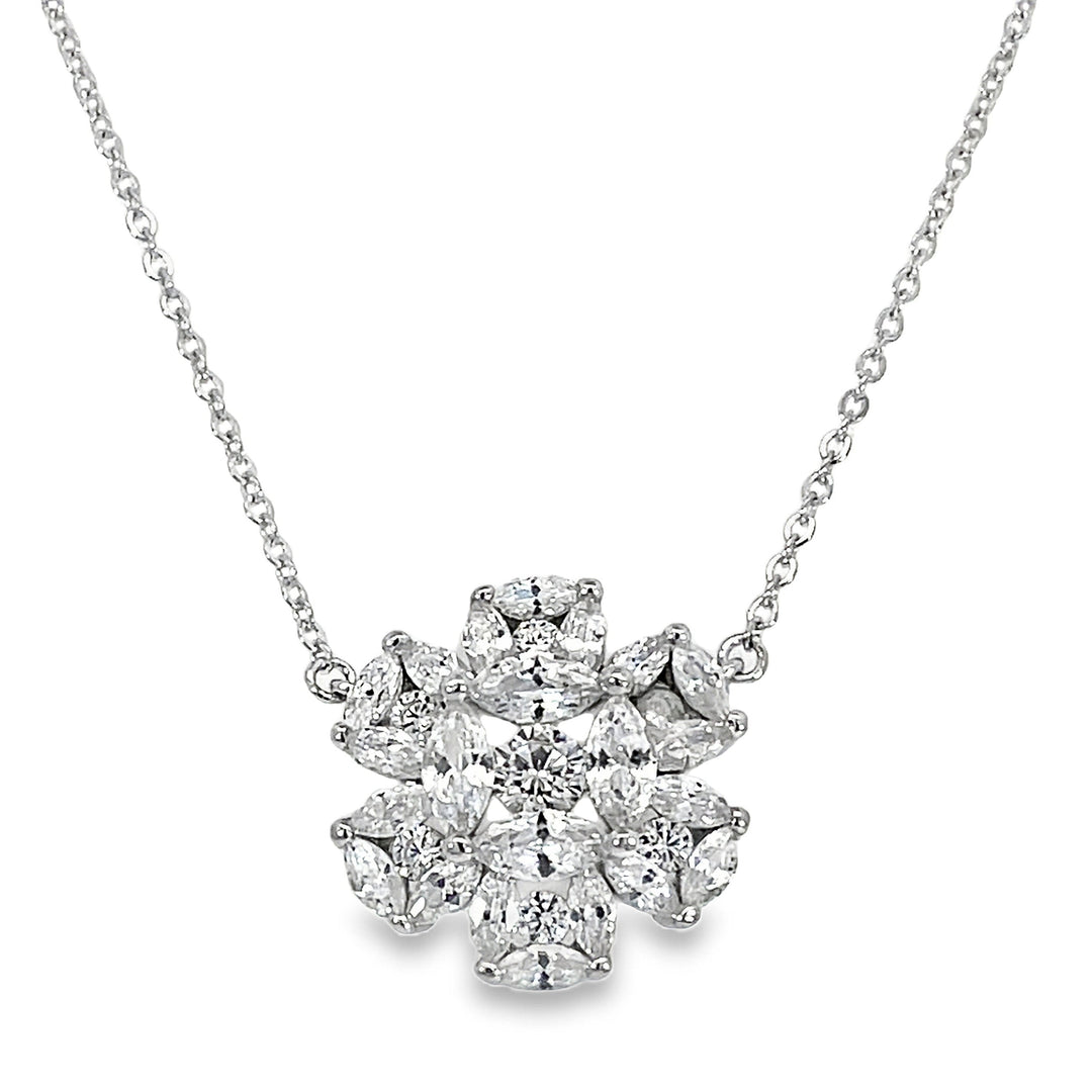 Flower Cluster Necklace