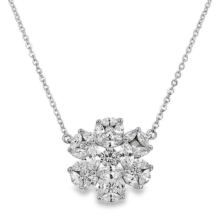 Flower Cluster Necklace