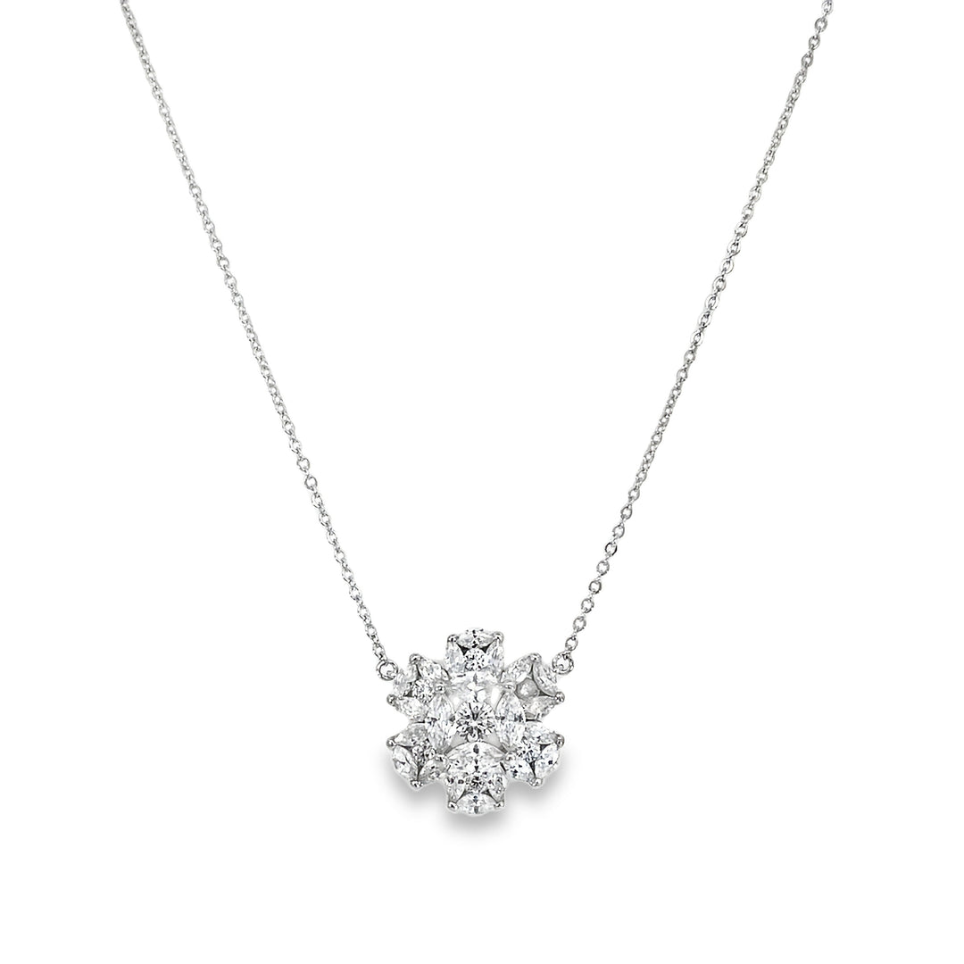 Flower Cluster Necklace