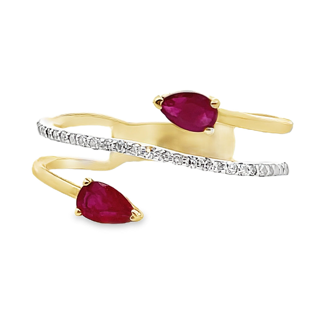 14K Ruby Wrap Ring