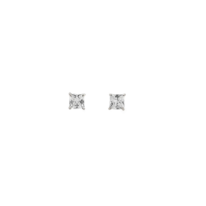 14K Gold 3mm Square Studs