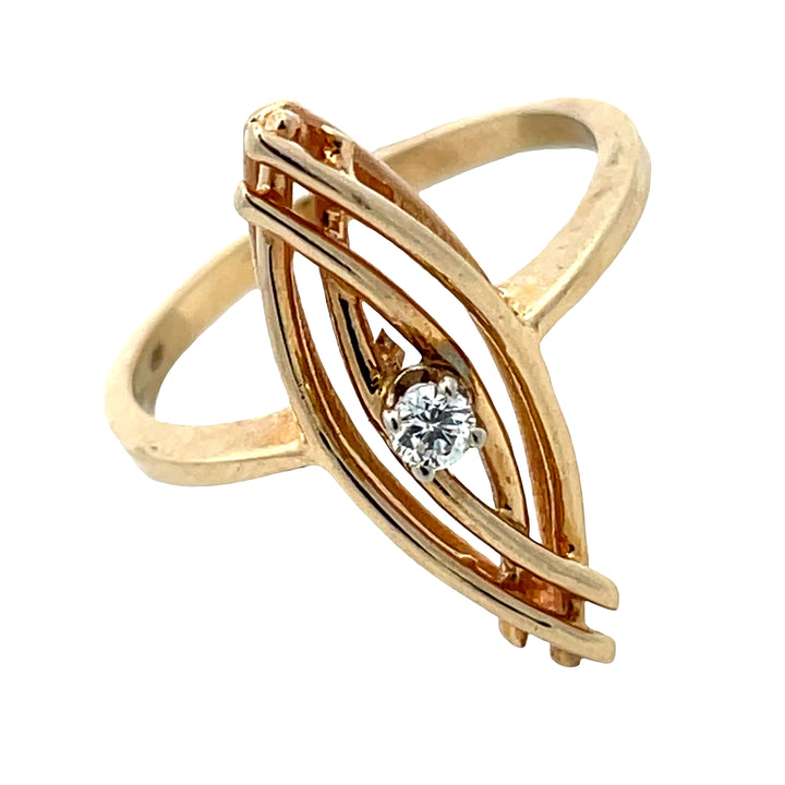 14K Vintage Cocktail Ring
