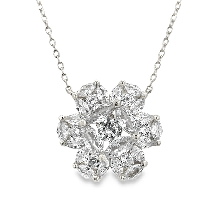 Flower Cluster Necklace