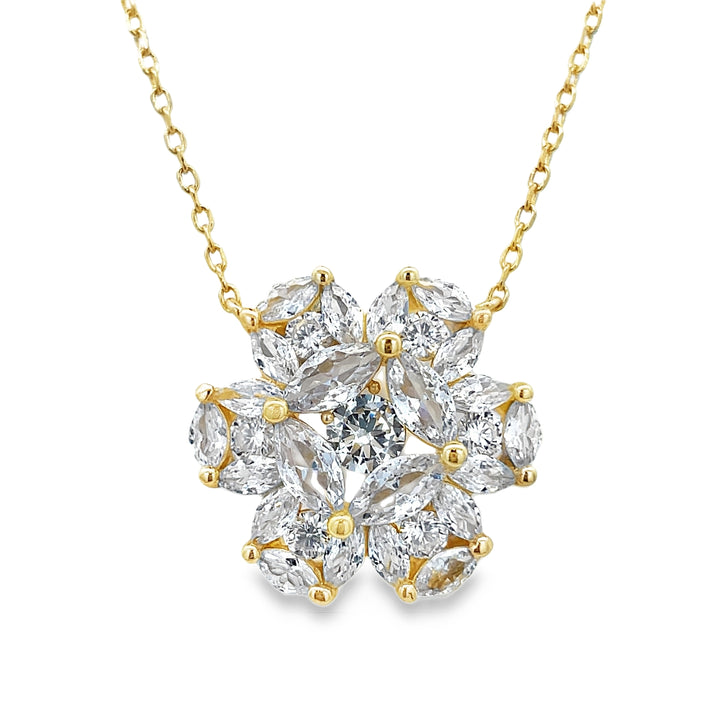 Flower Cluster Necklace