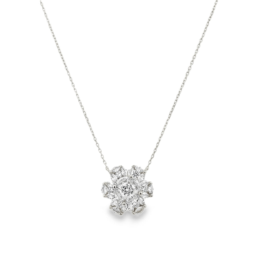 Flower Cluster Necklace