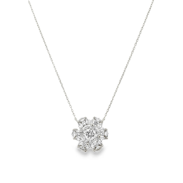 Flower Cluster Necklace