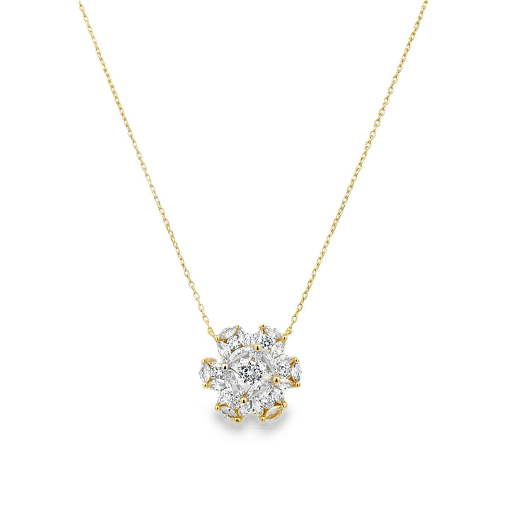 Flower Cluster Necklace
