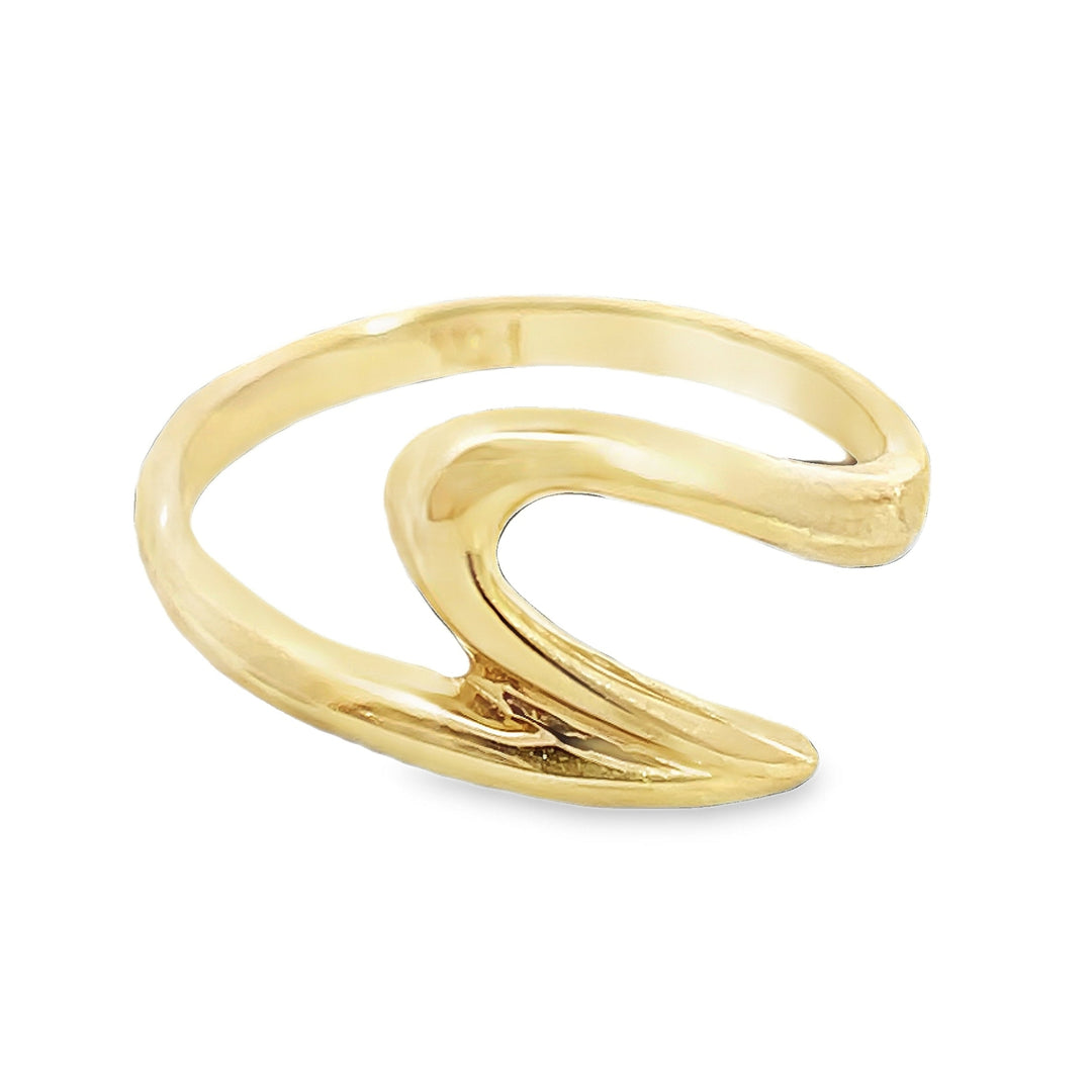 14K Modest Wave Ring