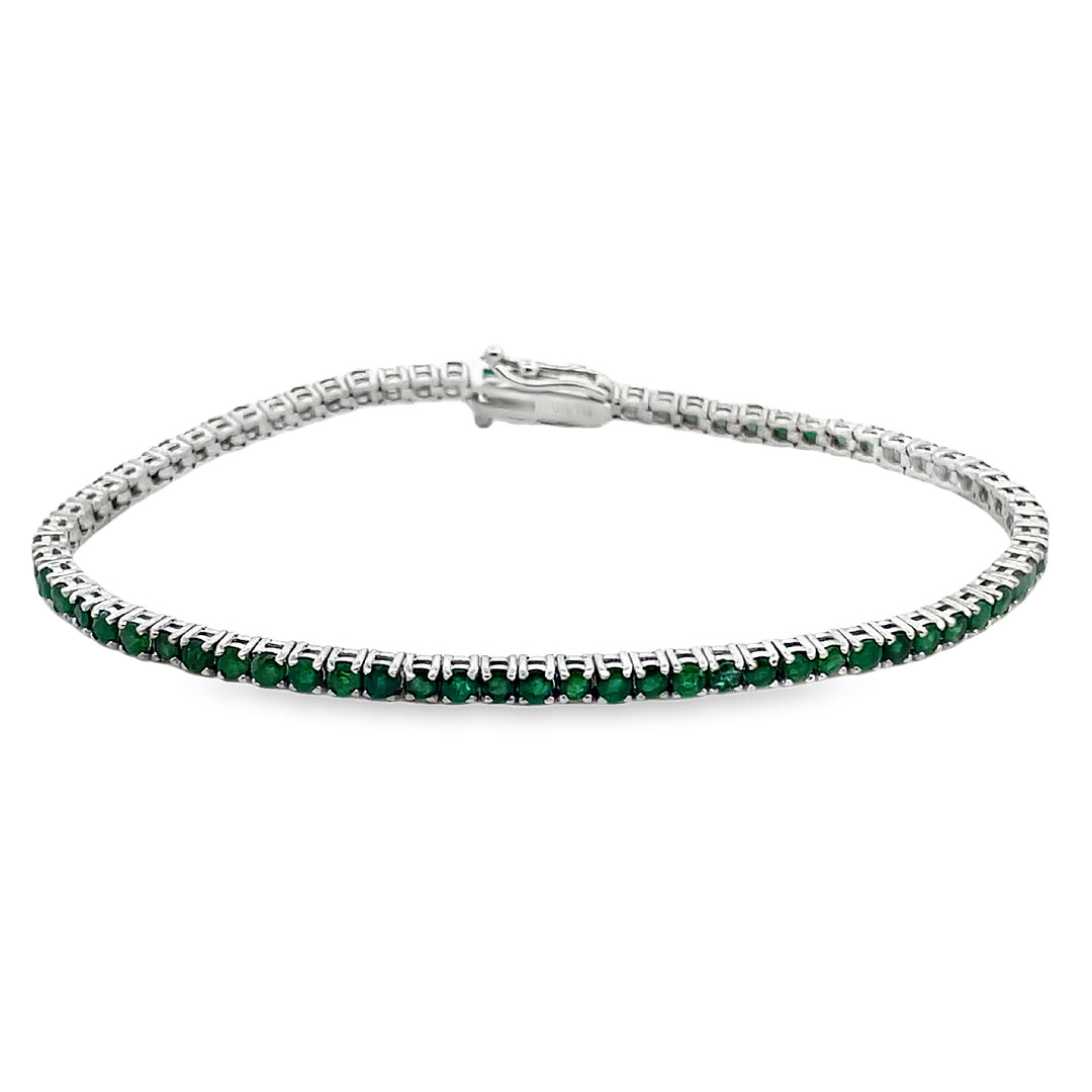 Classic Emerald Tennis Bracelet