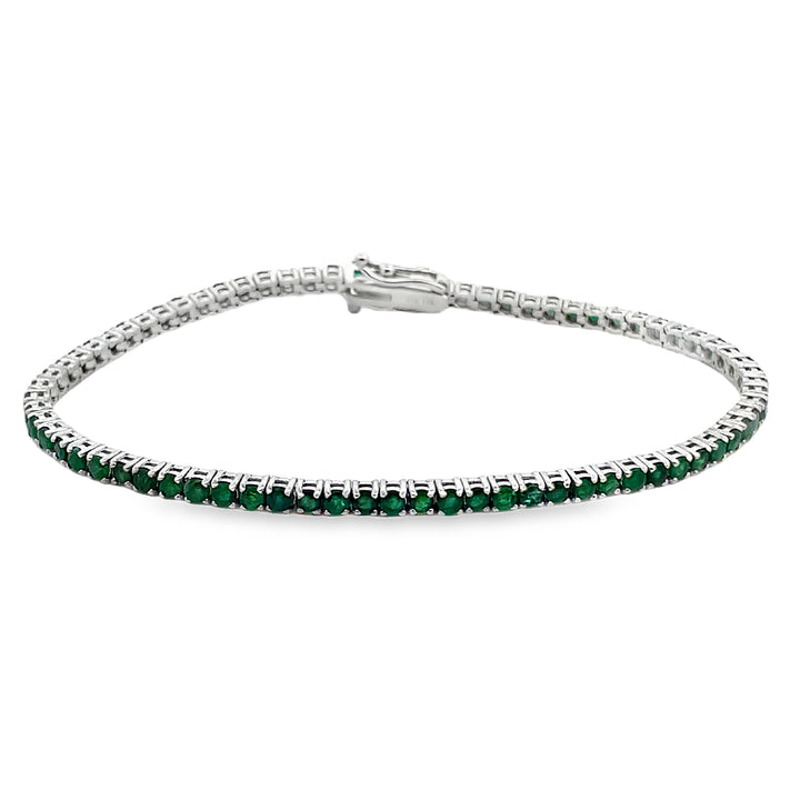 Classic Emerald Tennis Bracelet