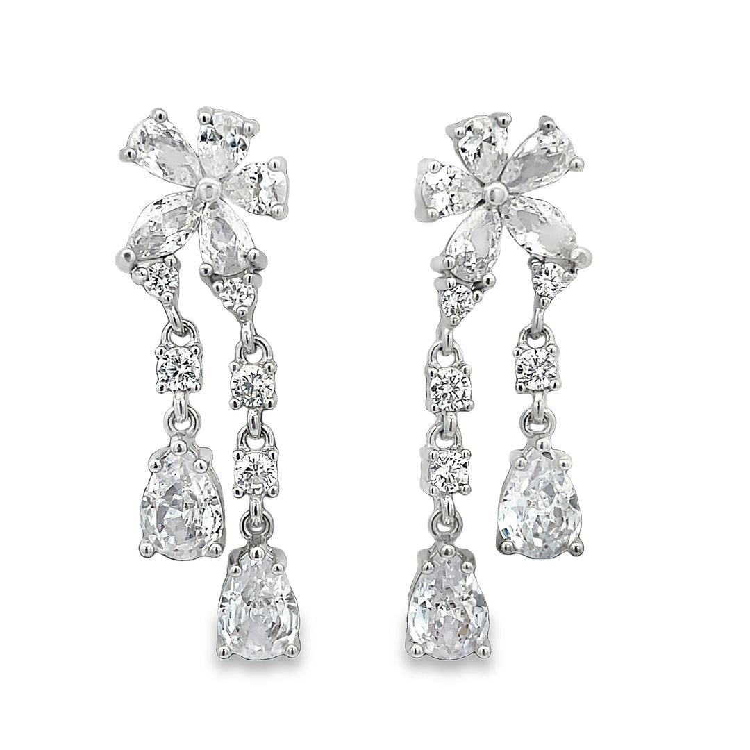 Floral Drop Earrings