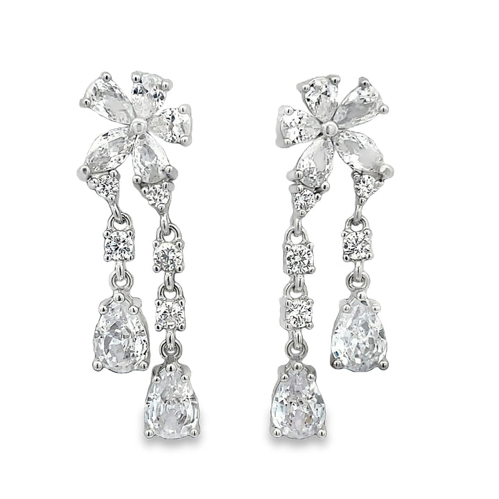 Floral Drop Earrings