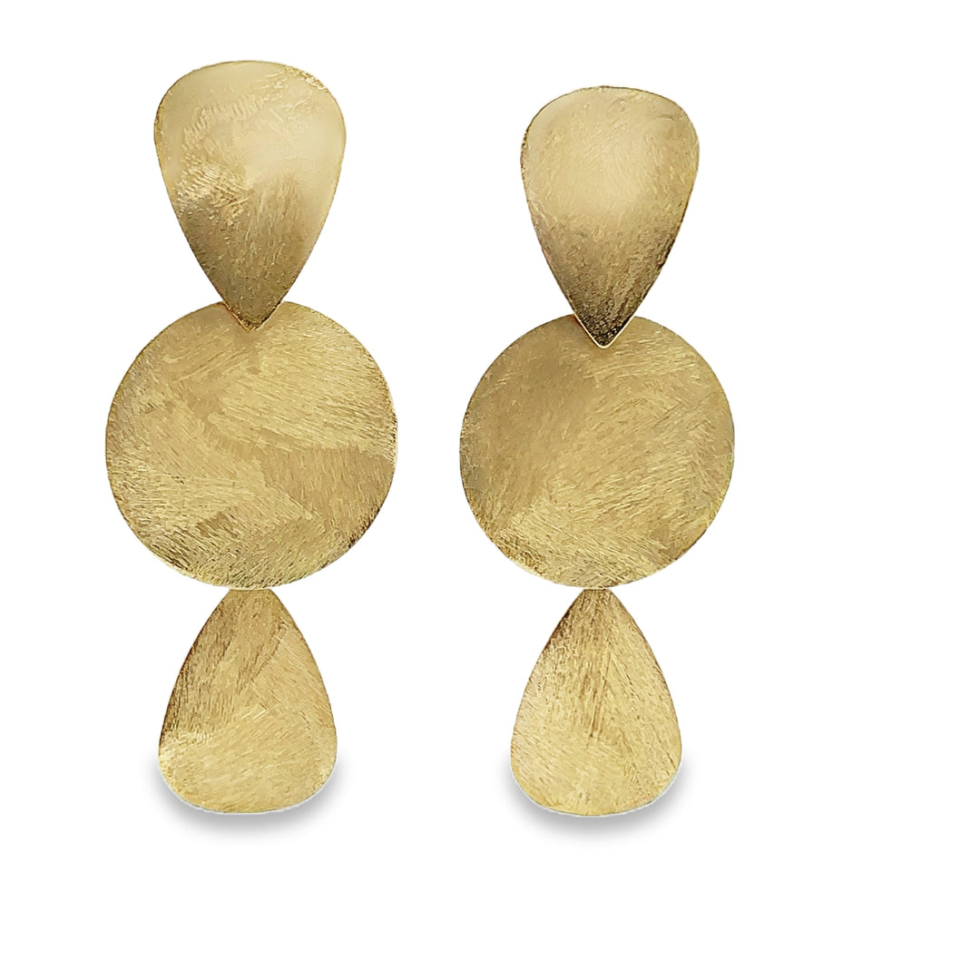 Abstract Disc Earrings