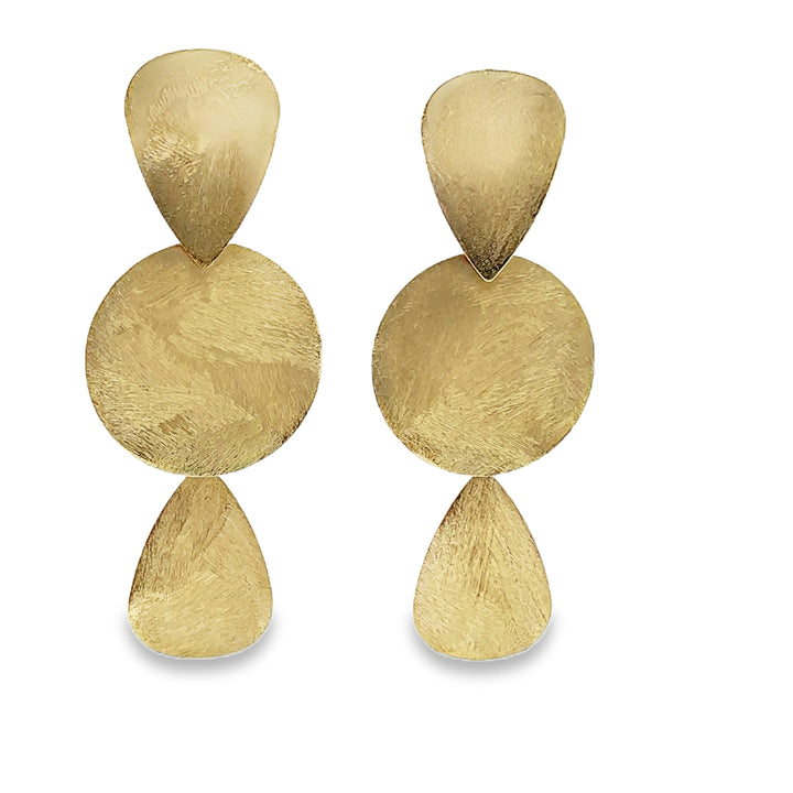 Abstract Disc Earrings