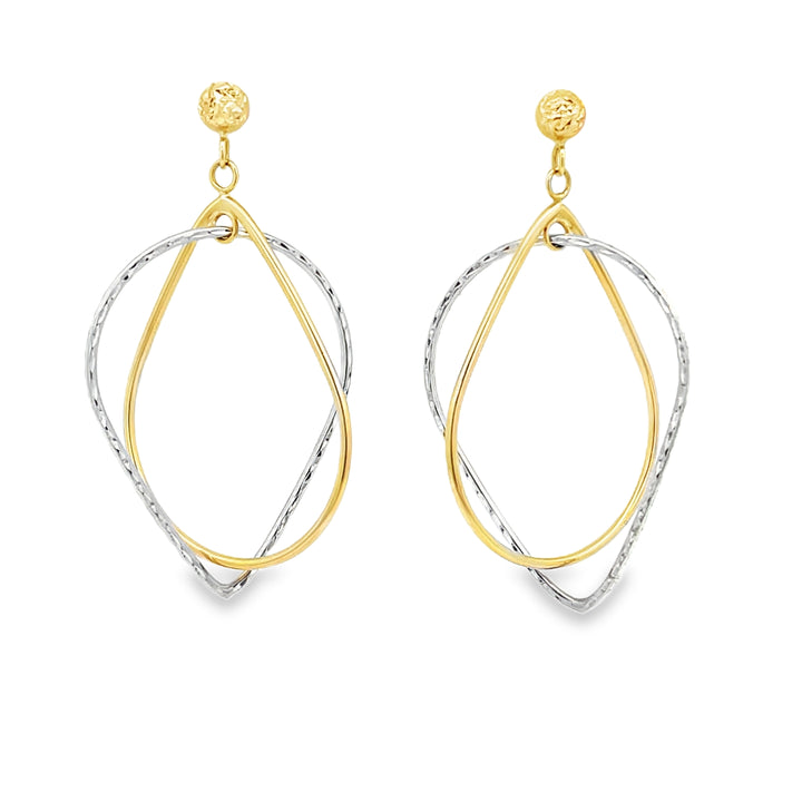 Double Teardrop Drizzle Earrings