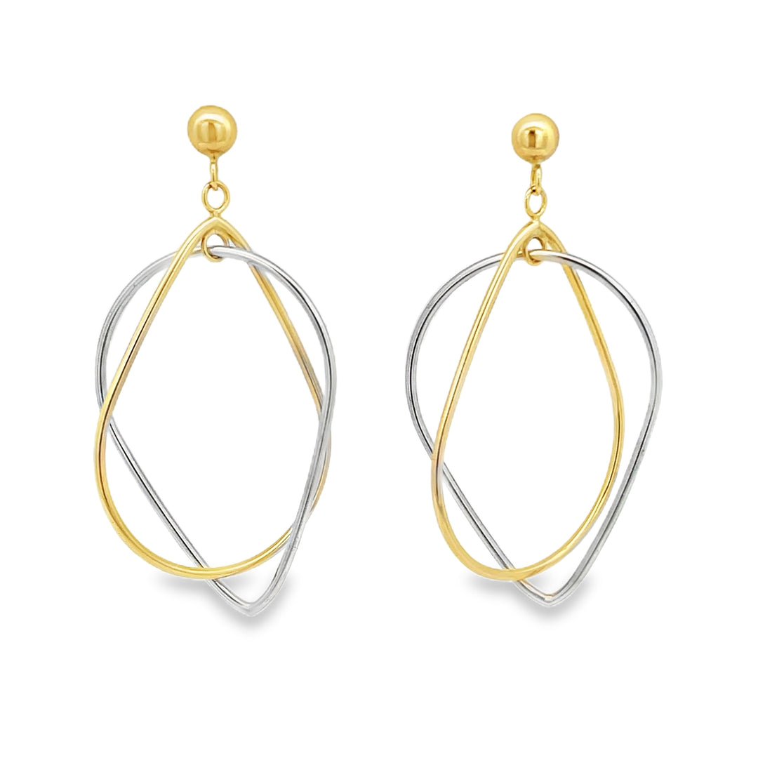 Double Teardrop Drizzle Earrings