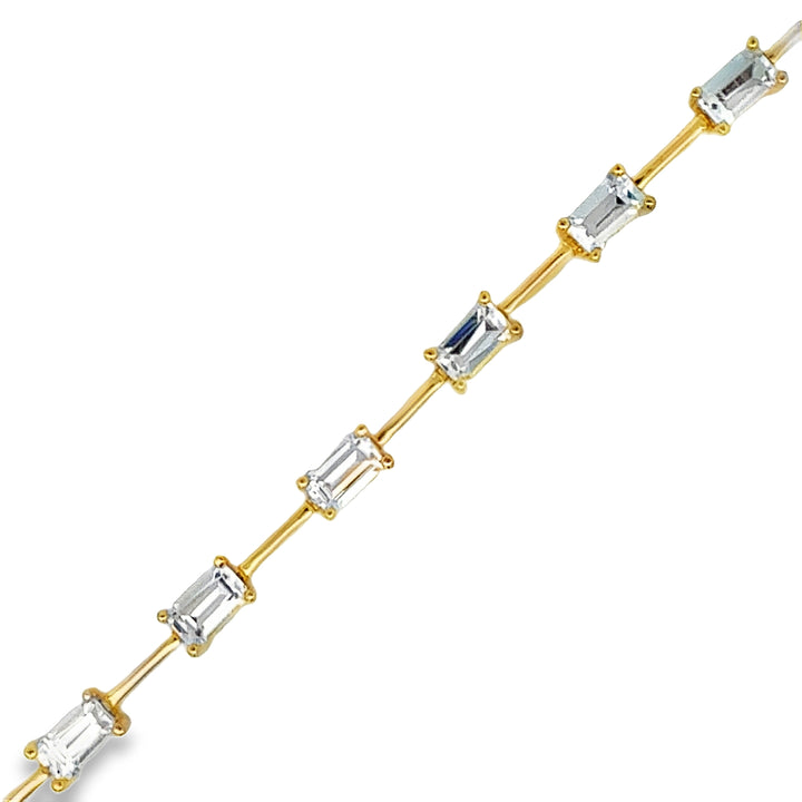 Spaced Baguette Bracelet