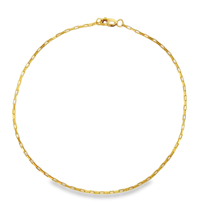 Mini Paperclip Chain Anklet