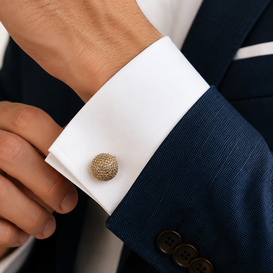 Fine Swarovski Crystal Cufflinks