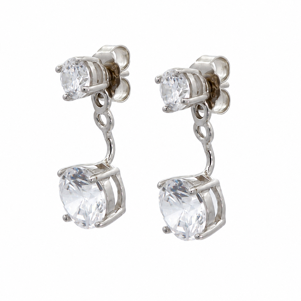 Front Back Drop Earrings