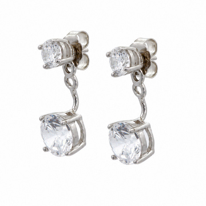 Front Back Drop Earrings