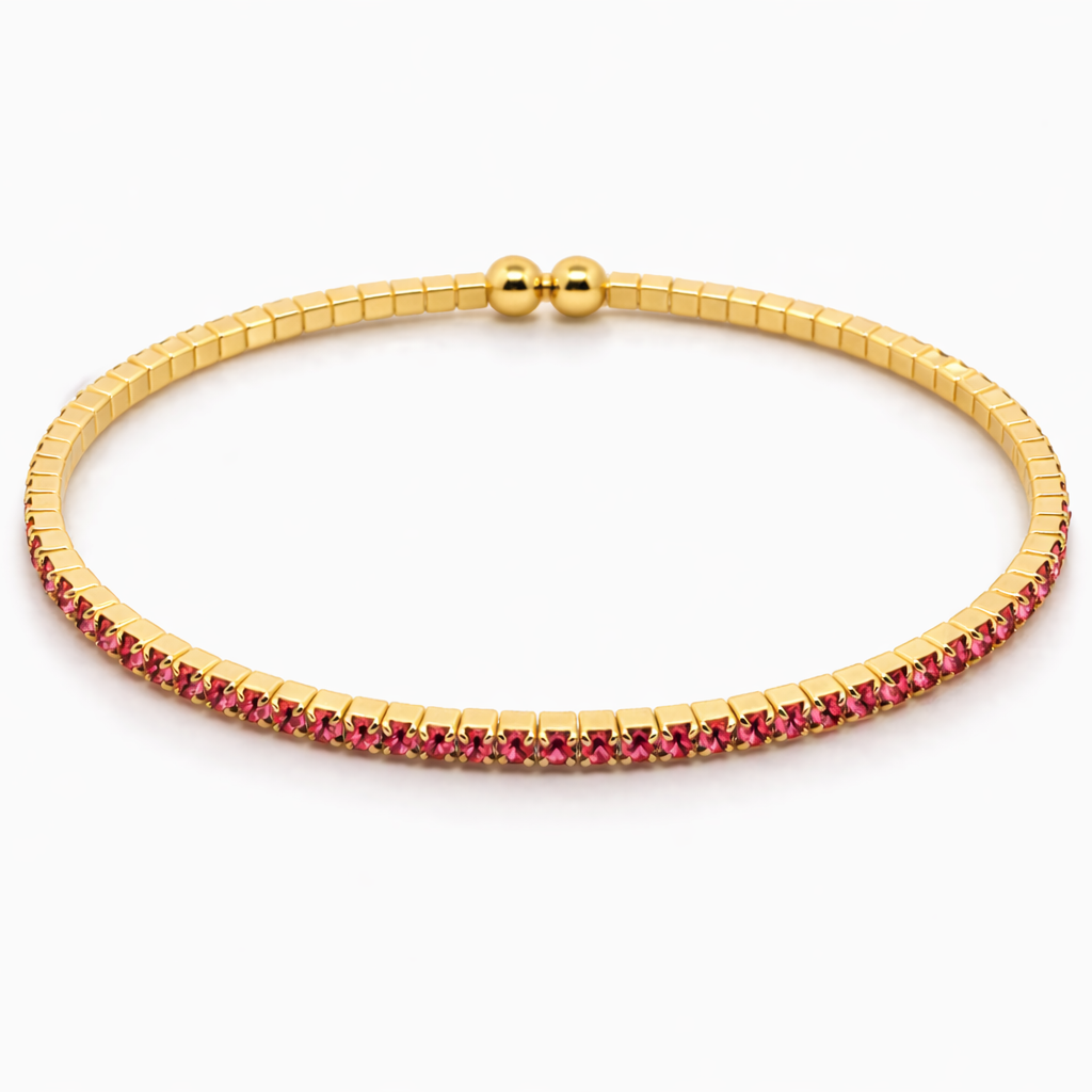 Rainbow & Pink Kids Wrap Bracelet