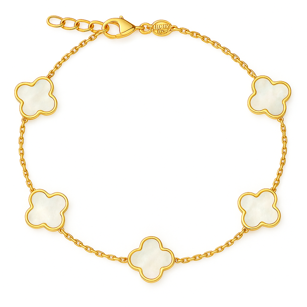 14K Clover Bracelet