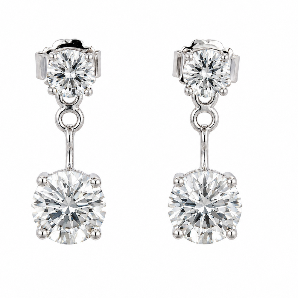 Front Back Drop Earrings