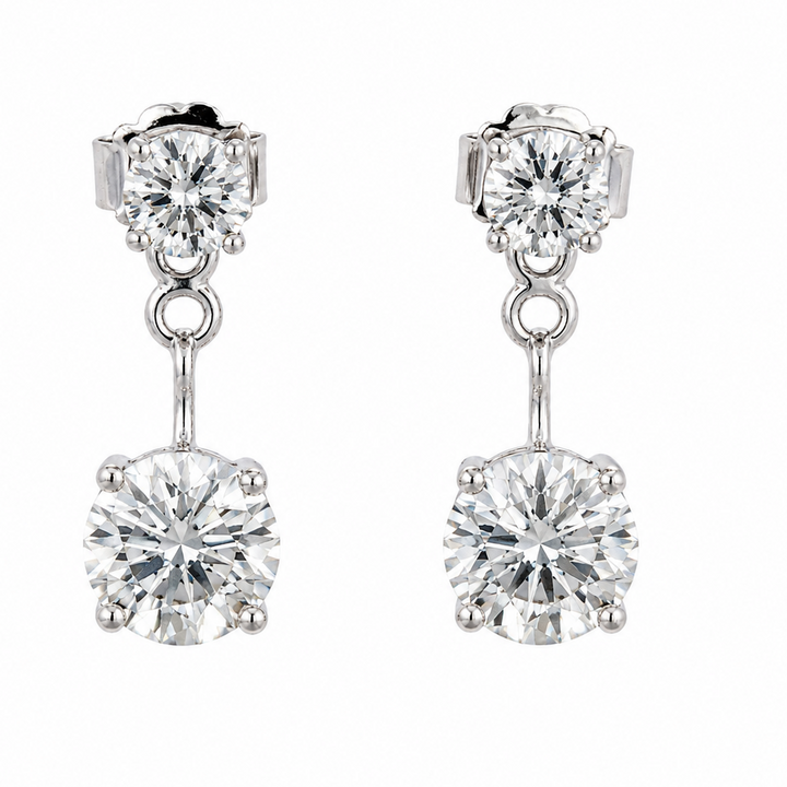 Front Back Drop Earrings
