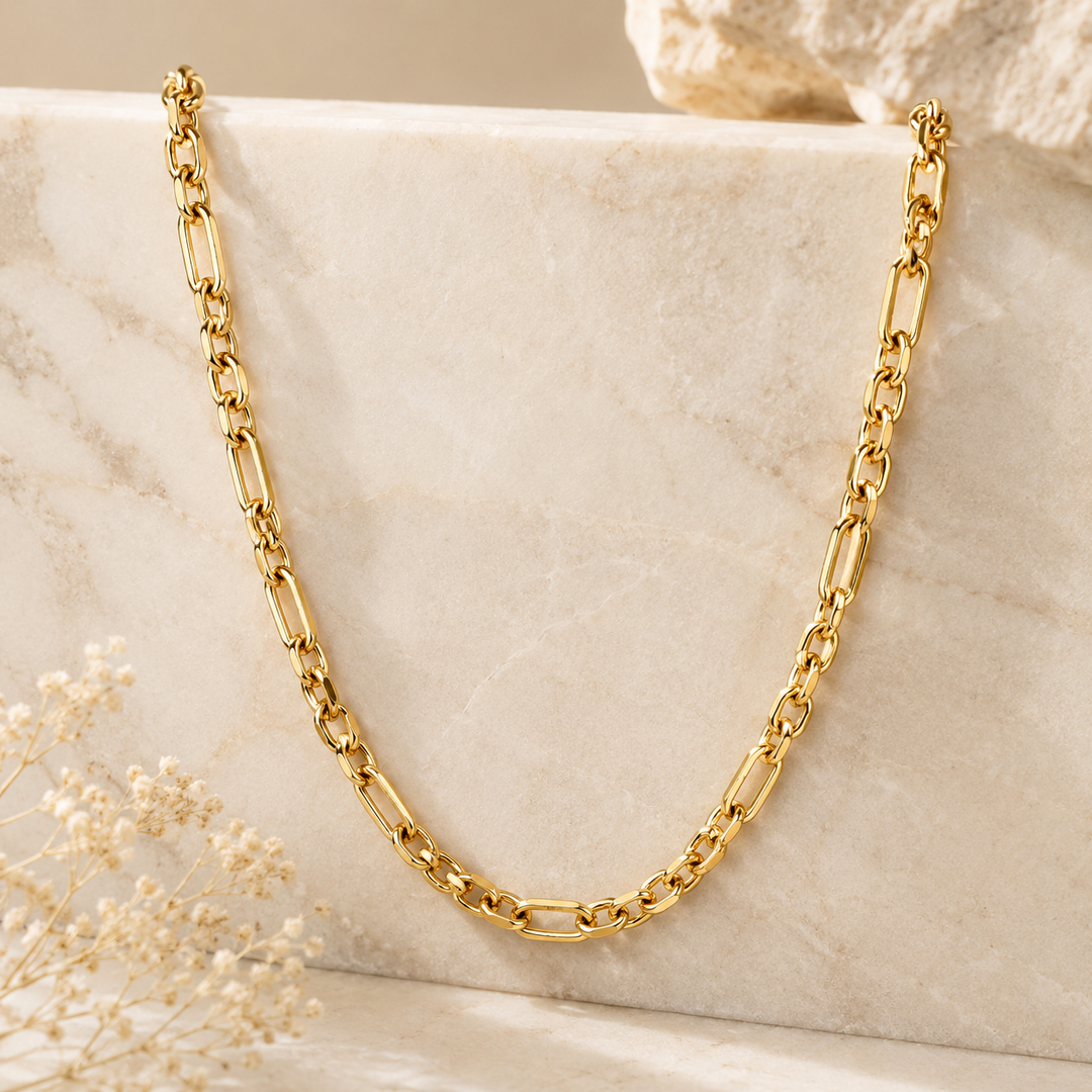 Glossy Link Chain Necklace
