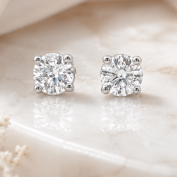 Lab Diamond Studs (1 Carat)