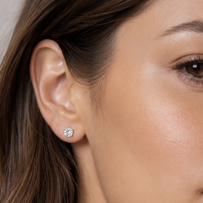 Lab Diamond Studs (1 Carat)