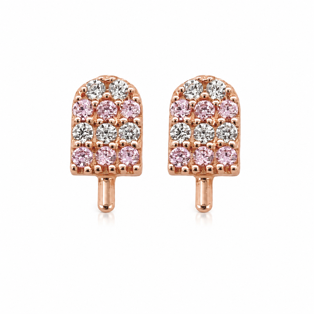 14K Ice Pop Mini Earrings (Single)